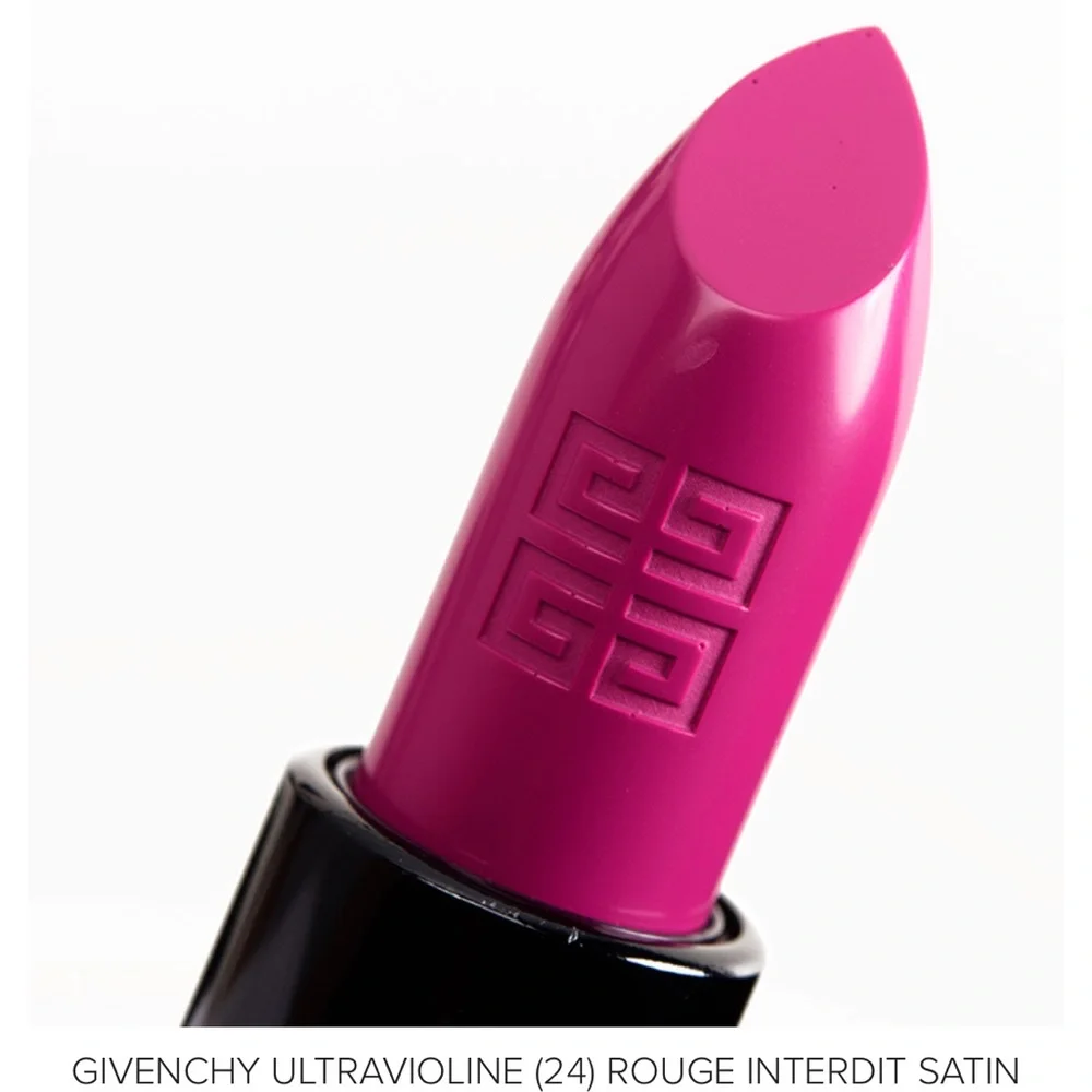 Givenchy •Ultravioline (24)• ROUGE INTERDIT SATIN LIPSTICK new in box